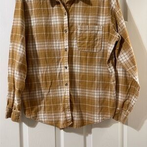Universal Thread Mustard Plaid Shirt